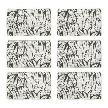 Imagem de Qinlorgo 6 Peças de Capas de Almofada Boho, 18 X 18 pol. Vintage Farmhouse Square Capas de Almofada Macias de Poliéster Com Tecido Respirável Decorativo para sofá de Quarto Verde (50,8x30,5cm /