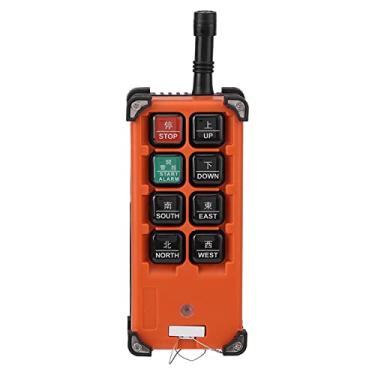 Imagem de KUIDAMOS de Controle de Rádio da Talha Botão de Parada Mestre Alarme de Tensão da Bateria Chave de Segurança 8 Botões de Operação Controle Remoto Talha para Gancho único e Industrial