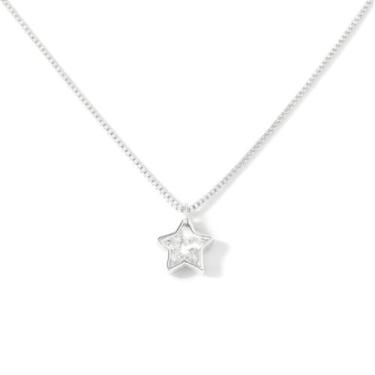 Imagem de Colar Ponto Luz Estrela Prata Original Veneziana Delicado - Lojas La+N