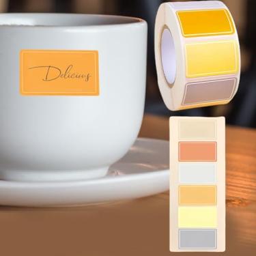 Imagem de Adesivos coloridos autoadesivos diários - marcação de data de comida e anotação de escritório, acessório de armazenamento doméstico