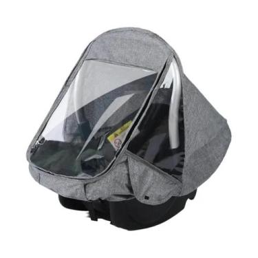 Imagem de Capa De Chuva Transparente Para Cadeirinha De Bebê, Capa Protetora De 