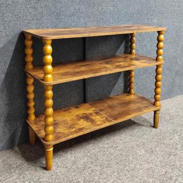 Imagem de Veegle Sapateira, organizador de sapatos de 3 níveis com pernas de madeira maciça para armário, entrada, garagem e corredor, prateleiras empilháveis de sapatos, marrom rústico