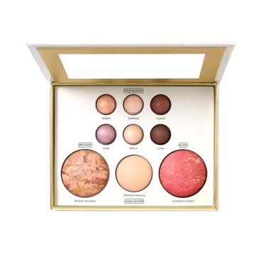 Imagem de Xixian Paleta de Maquiagem de Cores Longa Duração, Sombra, Iluminador Contorno Blush, Retoques Em Movimento, Recursos Aprimoramento Paleta Maquiagem Multifuncional, (1 unidade)