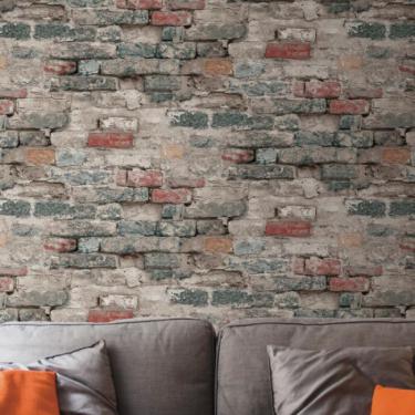 Imagem de Papel de Parede Modern Art Beco de Tijolo UC3838 - Rolo: 10m x 0,52m