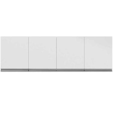 Imagem de Armário Aéreo Cozinha Adriana 4 Portas 160 Cm Branco