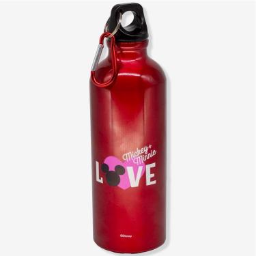 Imagem de Garrafa Com Mosquetão Mickey E Minnie Namorados - Disney