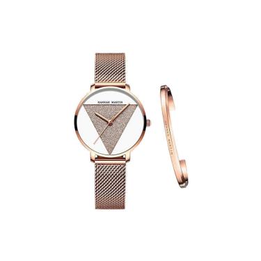 Imagem de Relógio De Pulso Feminino Vintage Quartzo Hm-1