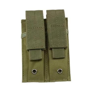 Imagem de Porta-Carregador Duplo 9MM Molle Para Pistola, Coldre Para Lanterna, A