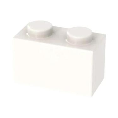 Imagem de 40 Peças Blocos De Montar DIY 1x2 Pontos ABS Educacionais Criativos Co