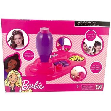 Imagem de Conjunto de Acessorios Barbie KIT de Cabelo com Aplicador FUN