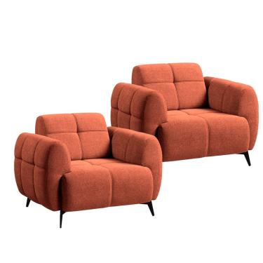 Imagem de Kit 2 Poltronas Quenia com Molas Espirais Movellu Home