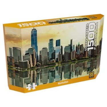 Imagem de Quebra-Cabeça 1500 Peças Panorama Manhattan - Grow