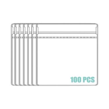 Imagem de Pequenas Sacolas Transparentes De PVC Para Armazenamento De Joias Com 
