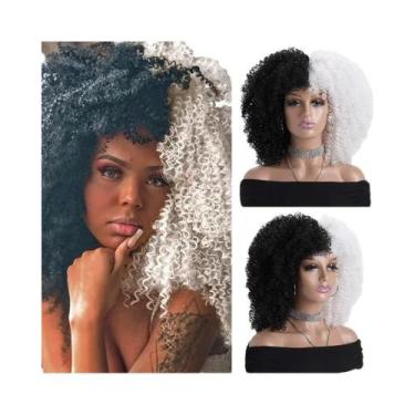 Imagem de Peruca Sintética Curta Gradiente Marrom De 16 Polegadas, Castanho Clar