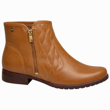 Imagem de Bota Dakota Ankle Boot Vertuo Feminina Cor:CarameloTamanho:37, Caramel