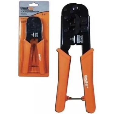 Imagem de Alicate de crimpar ( crimpador ) 2 em 1( RJ 11 e RJ 45 ) 7,5 polegadas