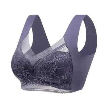 Imagem de Sutiã Sem Costura De Seda Gelada plus Size L-5XL Para Mulheres, Top De