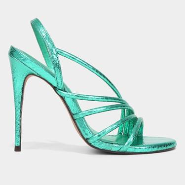 Imagem de Sandália Santa Lolla Salto Alto Metalizada-Feminino