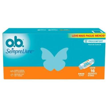 Imagem de Absorvente OB Interno Sempre Livre Super 16 Unidades - O.B, 1 pacote c