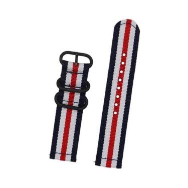 Imagem de Pulseiras De Relógio Esportivas Em Tecido De Nylon 18mm 20mm 22mm 24mm