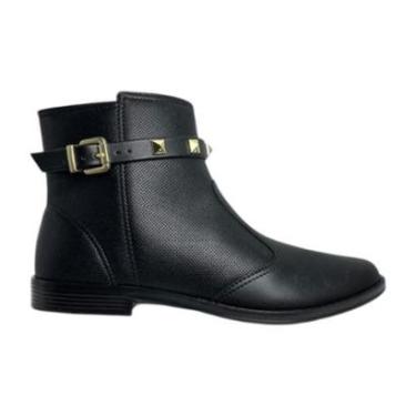 Imagem de Bota Feminina Moleca Cano Curto Napa Estônia Confortável Casual-Feminino