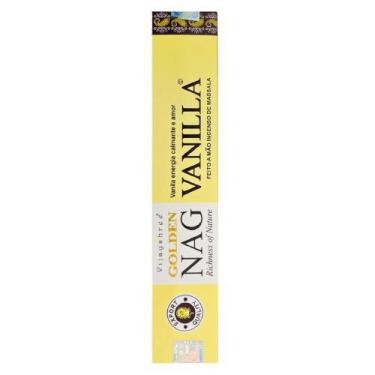 Imagem de Incenso Indiano Massala Golden Nag Varetas, Vanilla