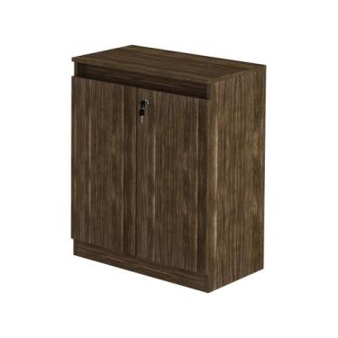 Imagem de Balcão Para Escritorio 02 Portas Me4149 Nogal Nogal - TECNO MOBILI, No