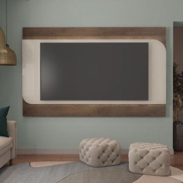 Imagem de Painel para TV até 86 Polegadas MDF 220cmx136,8cm Suporte Elegance - A