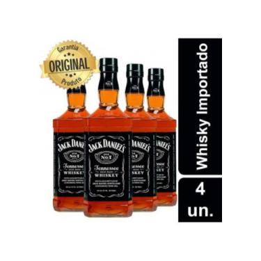 Imagem de Jack Daniels 375ml 4 garrafas