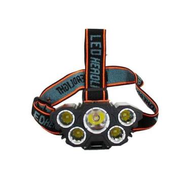 Imagem de Lanterna De Cabeça 5 Led Usb Recarregavel De Longo Alcance - OUTRAS MA