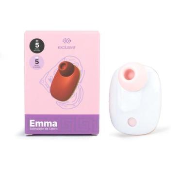 Imagem de Estimulador Clitóris em Silicone - 4 Cores  Exclusiva Emma, Branco
