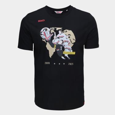 Imagem de Camiseta São Paulo Heróis do Tri Masculina-Masculino