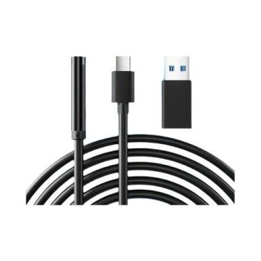 Imagem de Câmera Endoscópica Tipo-C À Prova d'Água 7.0MM Com 6 LEDs Ajustáveis U