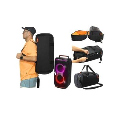 Imagem de Case Partybox Club 120 Capa Bag Mala Com Bolso - A Prova DAgua Pronta 