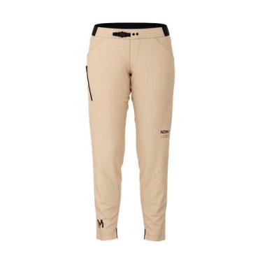 Imagem de Calça Enduro Feminina Esporte Ciclismo Nomad, Bege, G