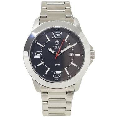 Imagem de Relógio Masculino Tuguir Analógico Infinity TGI37078 Prata e Preto-Masculino