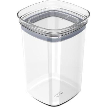Imagem de Pote Organizador Hermético Quadrado Block 1,0L Natural - Ou