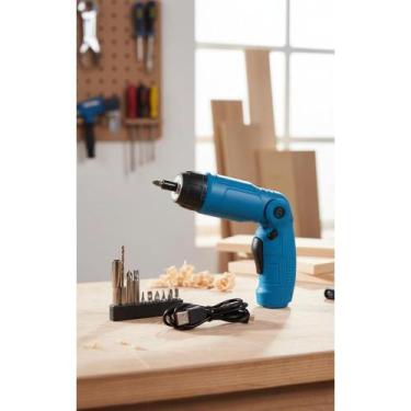 Imagem de Parafusadeira Bateria 3,6V 1/4" Li-ion C/ Kit - Congratulations Store