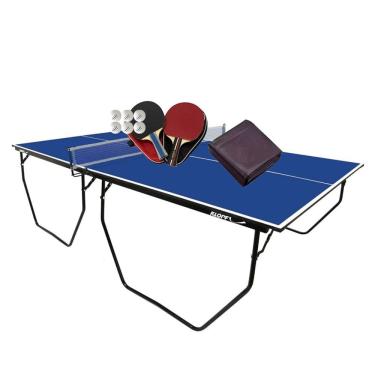 Imagem de MESA PING PONG MDF 15mm KLOPF 1009 + 2 Kits c/ Estojos + Capa Slim