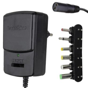 Imagem de Fonte de Alimentacao Universal 7 Plugues 3/4.5/5/6/7.5/9/12V 2.5A - NO