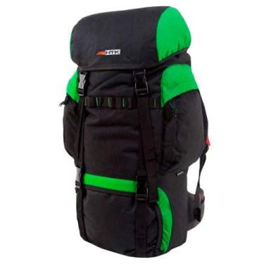 Imagem de Mochila Para Camping Intruder 45 Litros Preto Verde Claro - Nautika, V