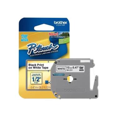 Imagem de Fita 12 Mm Preto / Branco M231 8 Metros - Brother