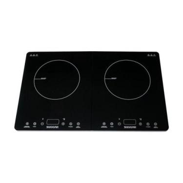 Imagem de Cooktop Portátil De Indução 2 Zonas Preto 110V - Suggar, 110V