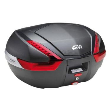 Imagem de Bau Bauleto Givi Monokey 47 Litros Lente Fume E Vermelho - Geral