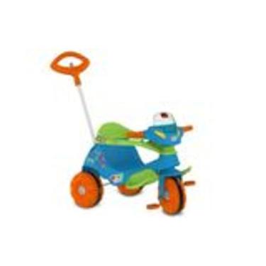 Imagem de Triciclo Infantil Velobaby Bandeirantes Pedal  Passeio c/ Haste Articu