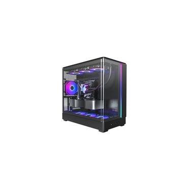Imagem de Gabinete Gamer Montech KING45 PRO, Mid Tower, ARGB, ATX, Frontal e Lateral em Vidro, Preto - KING45PB