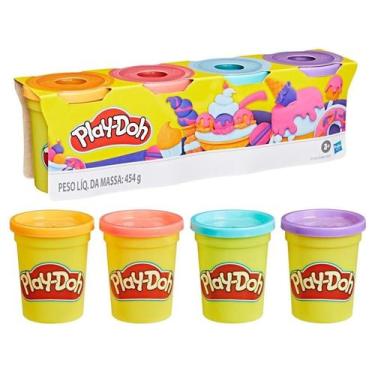 Imagem de Massinha Play Doh 4 potes sortido G0861