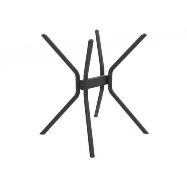 Imagem de Base de Metal para Mesa de Jantar 60cm Loire Preto/Fosco - Kappesberg