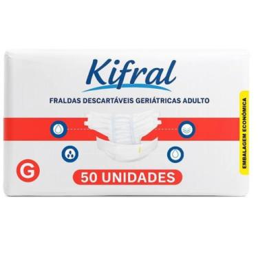 Imagem de Fralda Geriátrica P M G Xg Atacado Promoção Adulto Kifral, G