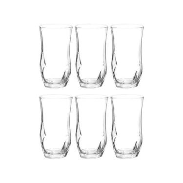Imagem de Jogo Copo Opera de Vidro 360ml Elegante e Resistente 06uni - Nadir Fig